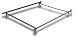 Furniture online: Leggett and Platt Twin or Full Metal Bed Frame with Casters