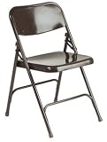 Kitchen & Housewares : FC23 Metal Folding Chair - Set of 4-Black