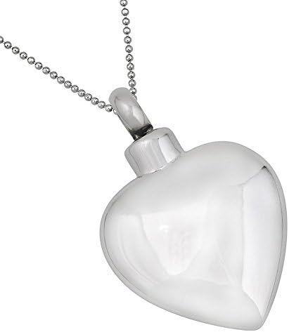 Always In My Heart Cremation Jewelry Pendant Keepsake Memorial Urn Necklace