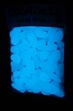 Glow in the Dark GloRocks White glows Blue 100pcs