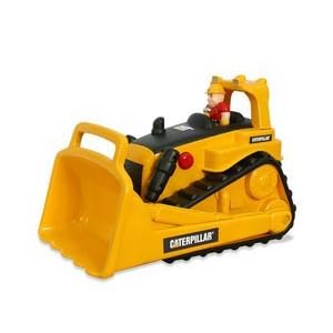 Toystate Caterpillar Construction Big Movin Rumbler Bull Dozer With Figure