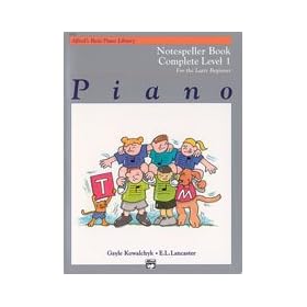 Alfred's Basic Piano Course: Notespeller Book Complete 1 (1A 1B) by 