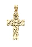 14k Celtic Cross Pendant