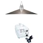 Hydrofarm Xtrasun 1000W MH Vertical Economy Grow Light System & Flora Hydroponics pH Control Bundle Pack - 45"