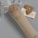 B nature's Organic Cotton Baby 2-piece Gift Set Rib 1x1 (3-6m, Chestnut-Wheat)