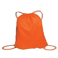 Port Authority Basic Drawstring Backpack - Bright Orange BG85