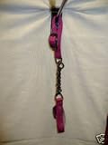 WEAVER PINK NYLON CURB STRAP WESTERN TACK