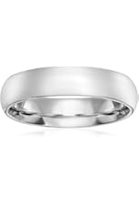 Men's 14k Gold Comfort-Fit Plain Wedding Band (5 mm)