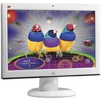ViewSonic VX2255WMH 22 Zoll TFT LCD-Monitor analog/digital (Kontrast 700:1, 3ms Reaktionszeit) beige, Mikrofon, Webcam 1,3 Megapixel im Rahmen integriert, Fuß höhenverstellbar