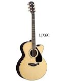 Yamaha LJX6C Steel String Electro Acoustic Guitar with Natural Finish