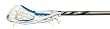 STX XEN Women's Complete Lacrosse Stick (White Head with Blue Overmold)
