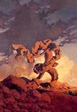 30 x 20 Stretched Canvas Poster Cadmus Sowing the Dragon's Teeth