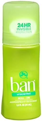 Ban Original Roll-On Antiperspirant & Deodorant, Unscented 1.5 oz (44 ml) by KAO Brands