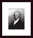 Art Poster Wood Framed Print - President James Monroe - Artist: National Archive- Poster Size: 10 X 8