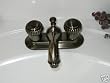 Banner Antique Brass Lav Faucet W/ Euro Rope Handles