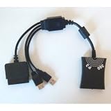 新型CoolNet/Controller&nbsp;Converter&nbsp;Adapter&nbsp;Cable&nbsp;for&nbsp;PS2&nbsp;to&nbsp;Xbox360&nbsp;/&nbsp;PS2のデュアルショックコントローラーがXbox360で使用可能になるコンバーター切替スイッチ無し