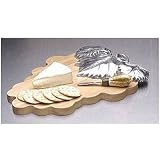 Pewter and Wood Grape Cutting Board
