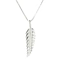 Sterling Silver Leaf Pendant Necklace