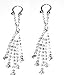 Body Accentz™ Nipple Ring Bars CZ Rhinestone Non Pierce Body Jewelry Pair BV153 Body AccentzTM
