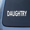 DAUGHTRY - Chris American Idol - Vinyl Car Decal Sticker #1846 | Vinyl Color: White
