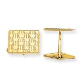 14k Cuff Links - JewelryWeb