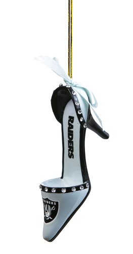 Oakland Raiders Official NFL 3 inch x 1.5 inch Team Shoe Ornament Oakland Raiders Official NFL 3 inch x 1.5 inch Team Shoe Ornament