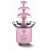 Party Table Chocolate Fountain - Pink
