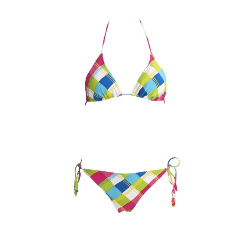 Chiemsee Damen BIKINI LIGHT YEARS AOP, CHECK POP skydi, XL, 57652-111 Preisvergleich