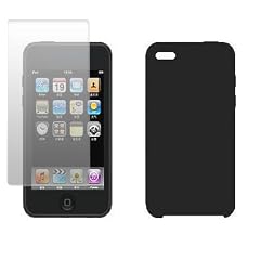 MaryCom Silikon Case Weichschale H�lle Tasche f�r Apple iPhone 4G in Schwarz 8GB, 16GB, 32GB, 64GB + Gratis Displayschutzfolie / Silicon G4