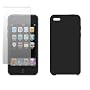 MaryCom Silikon Case Weichschale H�lle Tasche f�r Apple iPhone 4G in Schwarz 8GB, 16GB, 32GB, 64GB + Gratis Displayschutzfolie / Silicon G4