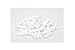 50 Dishwasher Rack TINE Repair Caps - (WHITE)