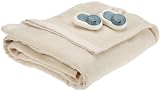 Sunbeam Dynasty Nights Twin Heated Blanket, Seashell