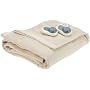 Sunbeam Dynasty Nights Queen Heated Blanket, Seashell