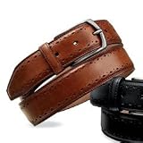 Perforated Italian Leather Belt
