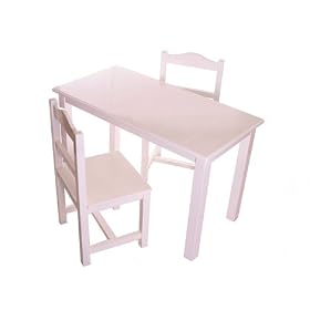 Handmade Wooden Table & 2 Chairs for Children