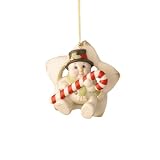 Lenox Sitting on a Star Snowman Ornament
