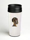 16 oz. Double Wall Insulated Tumbler with african clothing - Paper Insert