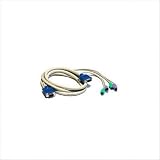 Cables to Go 21957/21958 3-in-1 Hi-Resolution PS/2 KVM Cable HD15 VGA M/F