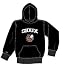 Apparel : North Dakota Fighting Sioux Collegiate Youth Black Jersey Hood