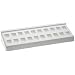Bel-Art Scienceware 185150000 Polypropylene Spectro Cuvette Rack, 20 Place