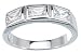 925 Sterling Silver Baguette CZ Ring