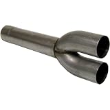 MBRP MDDAL27 4 Inlet Outlet 27.5 Overall Aluminized Dual System Muffler Delete Pipe by Mbrp