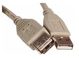 CyberXLink - 15ft usb Extension cable White - 4 pin usb Type A (M) - 4 pin usb Type A (F) - 15 ft (usb 2.0 / Hi-Speed usb) White Color. The data connections are gold plated . The cable is Shielded. Product is RoHS compliant.