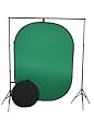 Chroma Key Flextwist Background with 6ft Wide Portable Stand with Free Bag