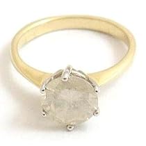 18ct Yellow Gold 2.02ct Solitaire Diamond Engagement Ring