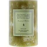 Review Archipelago Botanicals  / Archipelago Botanicals 4 x 6 Pillar Candle: Venus