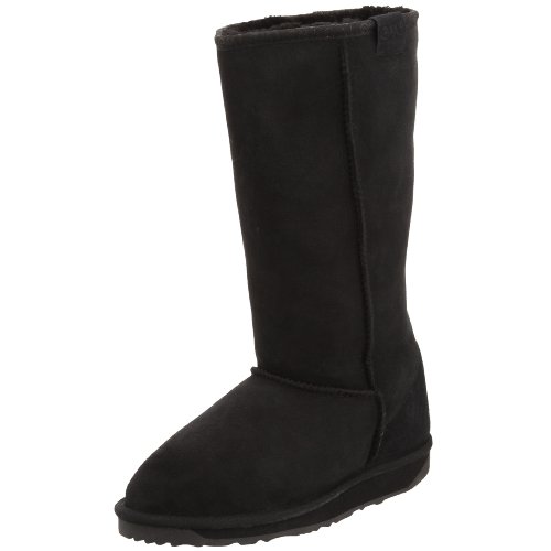 EMU Australia Women's Stinger Hi Premium Australian Sheepskin Boot, Black EMU Australia Women's Stinger Hi Premium Australian Sheepskin Boot, Black