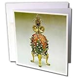 Faberge Eggs - Faberge Egg Lilies Of The Valley - Greeting Cards-12 Greeting Cards with envelopes