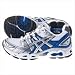 Asics Mens Gel Nimbus 9 White/Lght/Blue 9