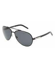 DOLCE & GABBANA SUNGLASSES DESIGNER FASHION AUTHENTIC AVIATOR UNISEX SHINY BLACK FRAME |... by